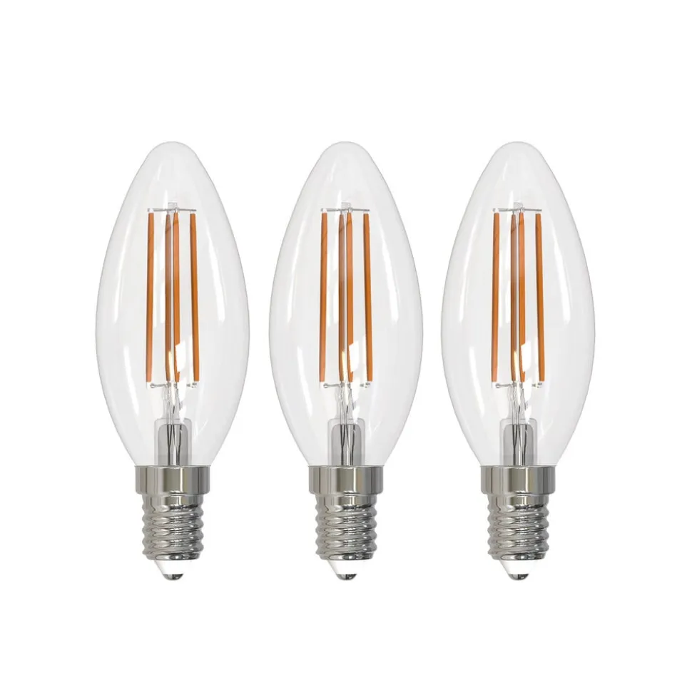 Arcchio LED glødepære E14 stearinlys, sæt med 3, 3000 K