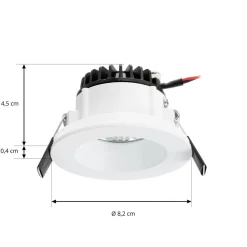 Arcchio LED-downlight Aryx, hvid, 4.000K