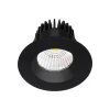 Arcchio LED-downlight Aryx, sort, 2.700K