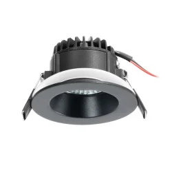 Arcchio LED-downlight Aryx, sort, 2.700K