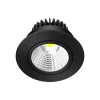 Arcchio LED-downlight Zarik sort, 3.000K