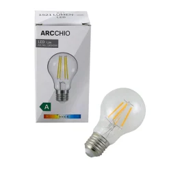 Arcchio LED-filamentpære, E27 7,2W, 3000K, klar, 1521 lm
