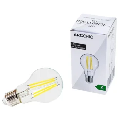 Arcchio LED-filamentpære, E27, 3,8 W, klar, 2.700 K