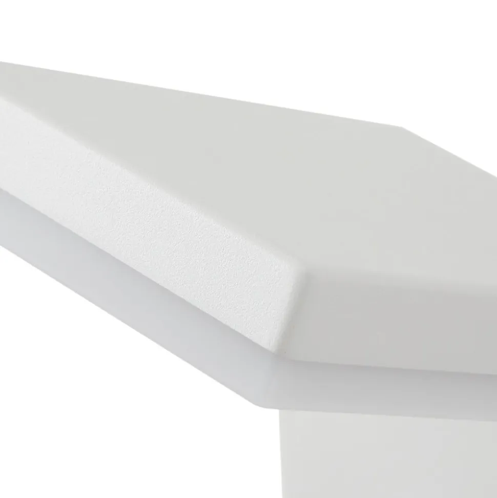 Arcchio LED-gadelampe Yolena, sensor, 100 cm, hvid, IP54