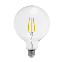 Arcchio LED-globepære, G125 E27 3,8W, 3000K, 806lm