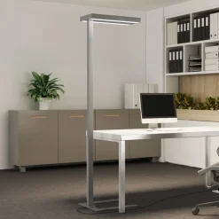 Arcchio LED-gulvlampe Logan Ultra, CCT, sensor, dæmpbar