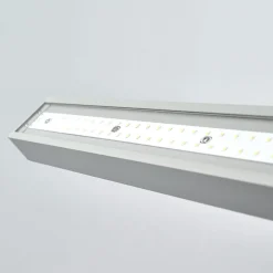 Arcchio LED-gulvlampe til kontor Jolinda, sæt med 2, sølv, 4.000 K