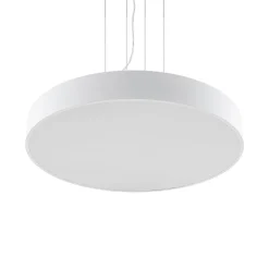 Arcchio LED-hængelampe Noabelle, Ø 80 cm, hvid, metal