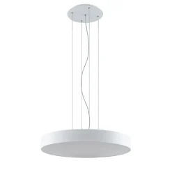 Arcchio LED-hængelampe Noabelle, Ø 80 cm, hvid, metal