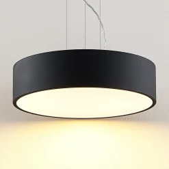 Arcchio LED-hængelampe Noabelle, sort, 40 cm, metal