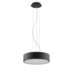 Arcchio LED-hængelampe Noabelle, sort, 40 cm, metal