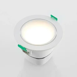 Arcchio LED-indbygningslampe Katerin, 10 cm, hvid, drejelig