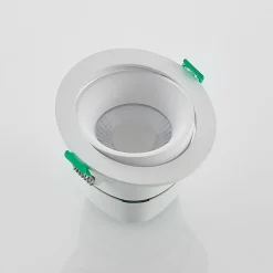 Arcchio LED-indbygningslampe Katerin, 10 cm, hvid, drejelig