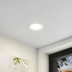 Arcchio LED-indbygningslampe Milaine, Ø 10 cm, hvid, dæmpbar