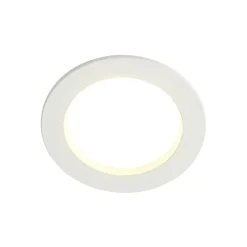 Arcchio LED-indbygningslampe Milaine, Ø 10 cm, hvid, dæmpbar