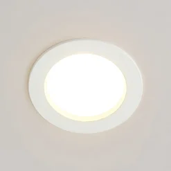 Arcchio LED-indbygningslampe Milaine, Ø 10 cm, hvid, dæmpbar