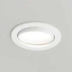 Arcchio LED-indbygningslampe Katerin, hvid, drejelig, 2-pak