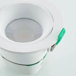 Arcchio LED-indbygningslampe Katerin, hvid, drejelig, 2-pak