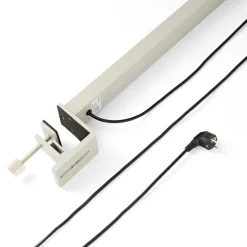 Arcchio LED-klemmelampe Jolinda, sølv, metal, dæmpbar