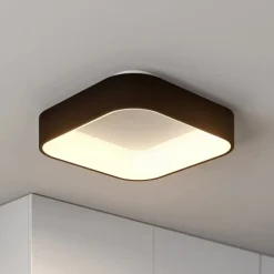 Arcchio LED-loftlampe Aleksi, 45 x 45 cm, sort, CCT