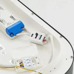 Arcchio LED-loftlampe Aleksi, 45 x 45 cm, sort, CCT