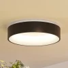 Arcchio LED-loftlampe Aleksi, Ø 45 cm, sort, metal, CCT
