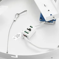 Arcchio LED-loftlampe Aleksi, Ø 45 cm, sort, metal, CCT