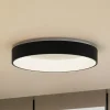 Arcchio LED-loftlampe Aleksi, Ø 60 cm, sort, metal, CCT