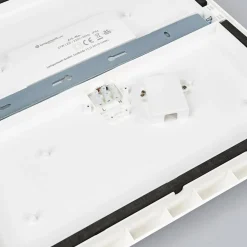 Arcchio LED-loftlampe Augustin, 40 x 40 cm, hvid, IP54