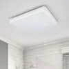Arcchio LED-loftlampe Augustin, 30 x 30 cm, hvid, IP54