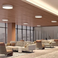 Arcchio LED-loftlampe Noabelle, Ø 60 cm, hvid, metal