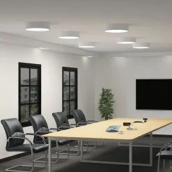 Arcchio LED-loftlampe Noabelle, Ø 40 cm, hvid, metal