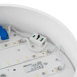 Arcchio LED-loftlampe Noabelle, Ø 40 cm, hvid, metal