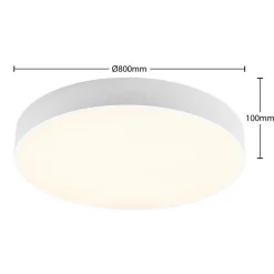 Arcchio LED-loftlampe Noabelle, Ø 80 cm, hvid, metal