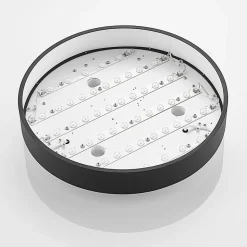 Arcchio LED-loftlampe Vanida, sort, Ø 40 cm, op/ned