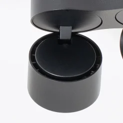 Arcchio LED-loftspot Rotari, 1240lm, 2 lyskilder, sort