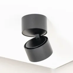 Arcchio LED-loftspot Rotari, 620lm, 1 lyskilde, sort