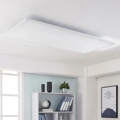 Arcchio LED-panel Arya, dæmpbart, 119 cm x 59 cm, metal