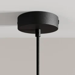 Arcchio LED-pendellampe Franka, 1 lyskilde, Ø 4 cm, sort