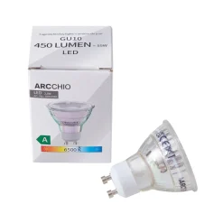 Arcchio LED-pære, GU10 2,5 W, PAR16, klar, 6.500 K, 450 lm