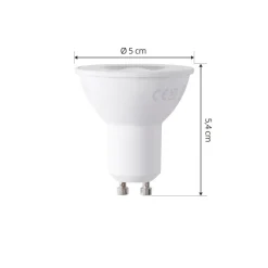 Arcchio LED-pære, GU10 2W, hvid, 4000K, 360 lm