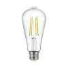 Arcchio LED-rustik lyspære, E27 3,8W, klar, 2700K, 806lm