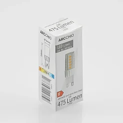 Arcchio LED-stiftsokkelpære, G9, 4,5 W, klar, 2.700 K