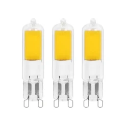 Arcchio LED-stiftsokkelpære, G9, 2,2W, 2700K, sæt med 3 stk