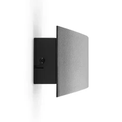 Arcchio LED-væglampe Jelle, 27 cm, sort/guld, op/ned