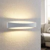 Arcchio LED-væglampe Jelle, 44 cm, hvid, metal, op/ned