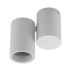 Arcchio loftlampe Gesina, 1-lys, hvid, aluminium, 11,6 cm