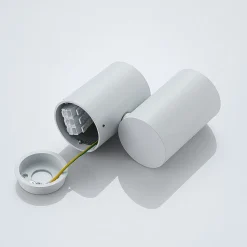 Arcchio loftlampe Gesina, 1-lys, hvid, aluminium, 11,6 cm