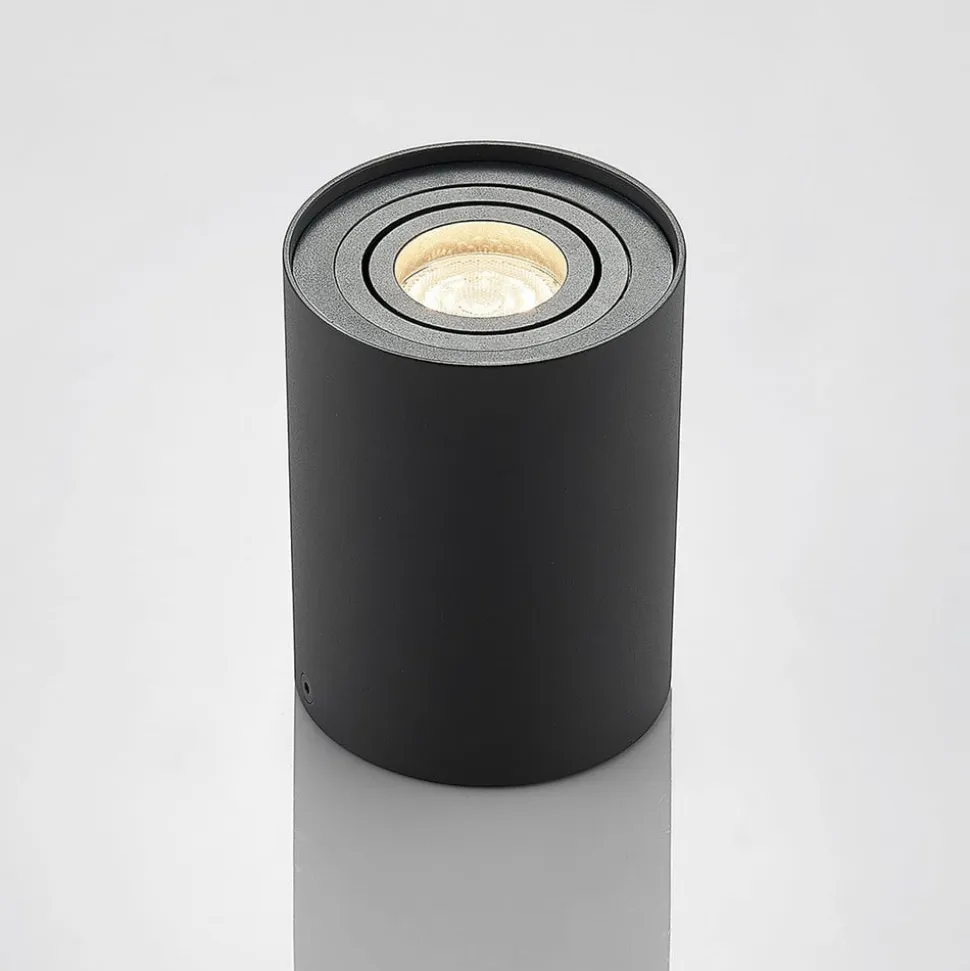 Arcchio loftspot Jolina, rund, antracit, sæt med 2, aluminium