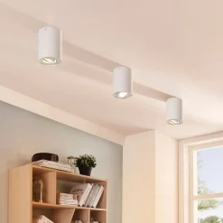 Arcchio loftspot Jolina, rund, hvid, 13 cm, metal